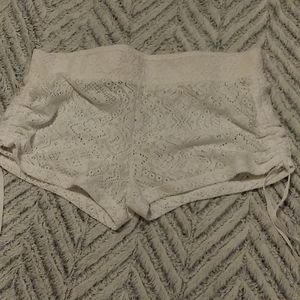 See through swimsuit cover shorts